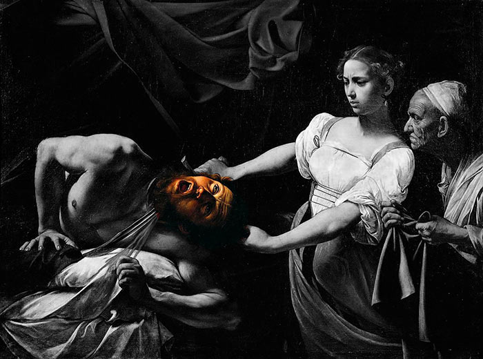 caravaggio giuditta oloferne autoritratto