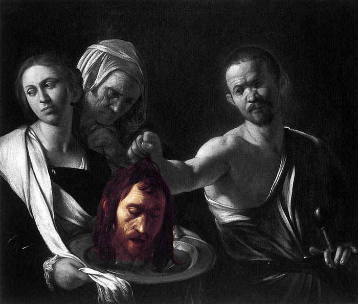 salome testa battista caravaggio