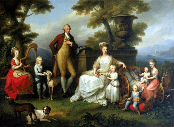 Ferdinando IV e famiglia di Kauffmann