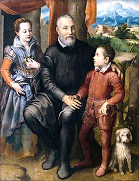 ritratto famiglia anguissola