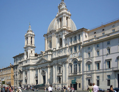 Chiesa di Sant'Agnese a Roma, facciata