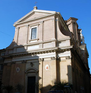 Chiesa di Sant'Andrea delle Fratte a Roma, facciata