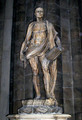 Statua di San Bartolomeo in Duomo