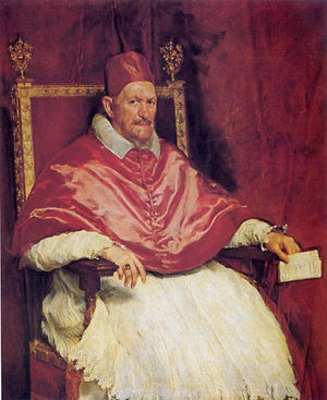 Papa Innocenzo X, ritratto di Velasquez 