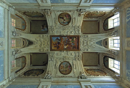 Venaria Reale, particolare del soffitto