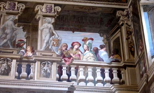 Palazzo Arese Borromeo, affreschi