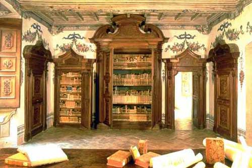 Villa della Porto Bozzolo, biblioteca 