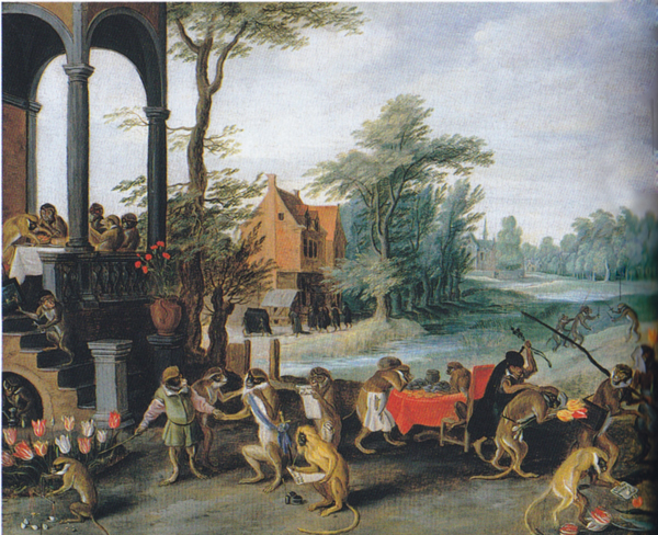 Jan- Bruegel- il Giovane - Satira sulla Tulipomania