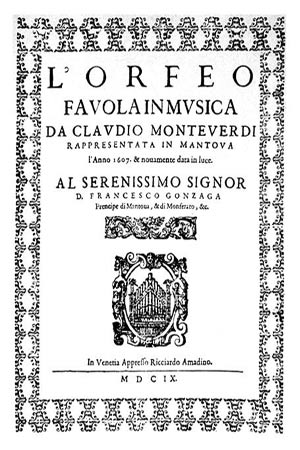 orfeo Monteverdi