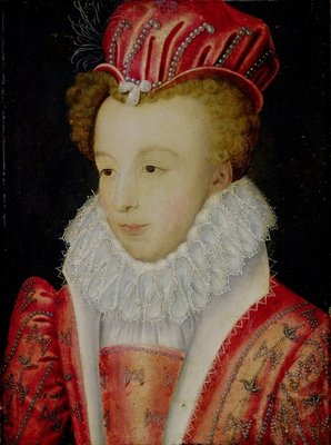 Margherita di Valois, prima moglie del futuro Enrico IV. Protettrice delle arti, scrittrice e poetessa, si batté per il diritto delle donne all'istruzione e alla partecipazione alla vita politica.