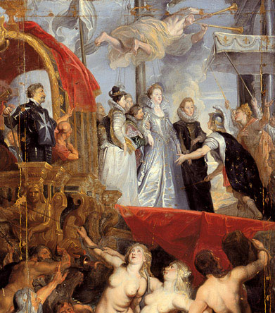 L'arrivo di Maria de' Medici a Marsiglia - Rubens