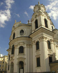 Fischer Chiesa Collegiata Salisburgo