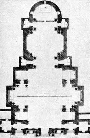 Pianta di Santa Maria in Campitelli a Roma, 1663-1667 rainaldi pianta maria campitelli