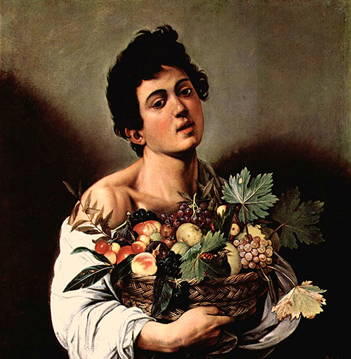 caravaggio ragazzo canestro frutta anno 1594