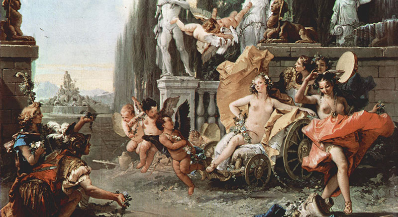 tiepolo triofo flora rococo