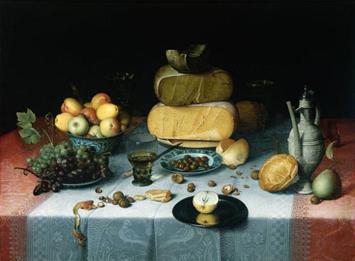 Van Dyck - natura morta con formaggi 