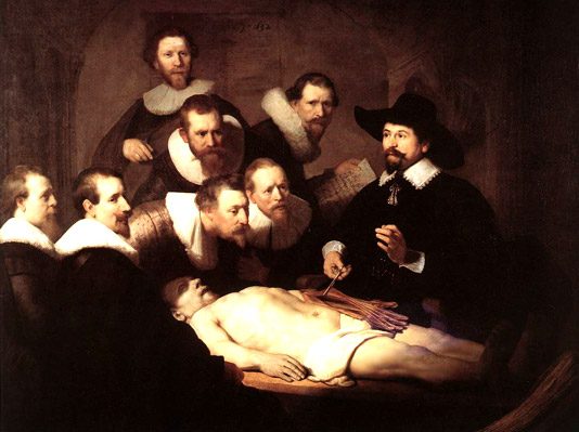 rembrandt lezione anatomia