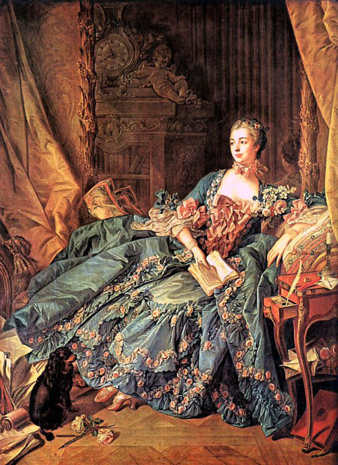 Ritratto di Madame de Pompadour di Boucher boucher pompadour