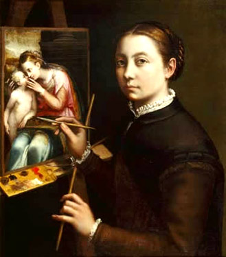 sofonisba anguissola autoritratto