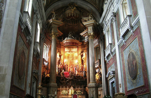 Il santuario di Bom Jesus do Monte, interno