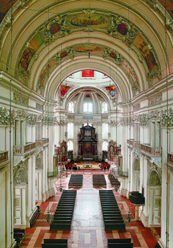 Il duomo di Salisburgo, interno
