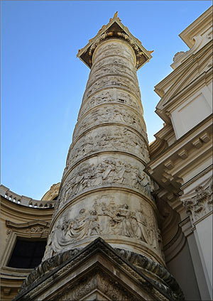 colonna Karlskirche a vienna
