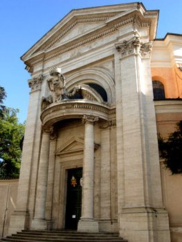 Sant'Andrea al Quirinale, facciata