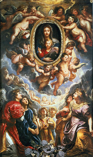 Santa Maria in Vallicella, dipinto di Rubens Santa Maria in Vallicella, dipinto di Rubens