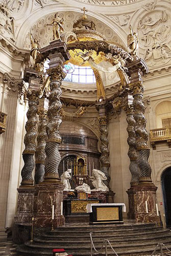 Val-de-grace, baldacchino