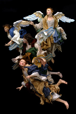 Voli d'angeli, presepe napoletano 