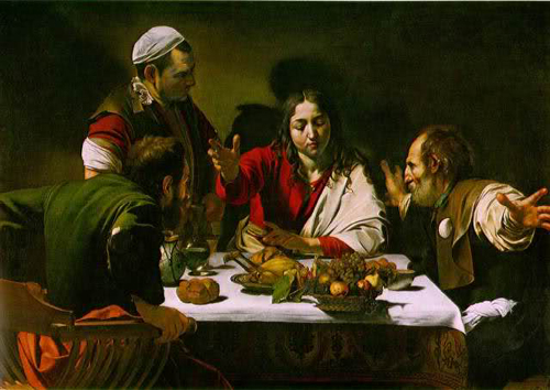 cena in emmaus caravaggio