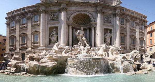 La fontana di Trevi