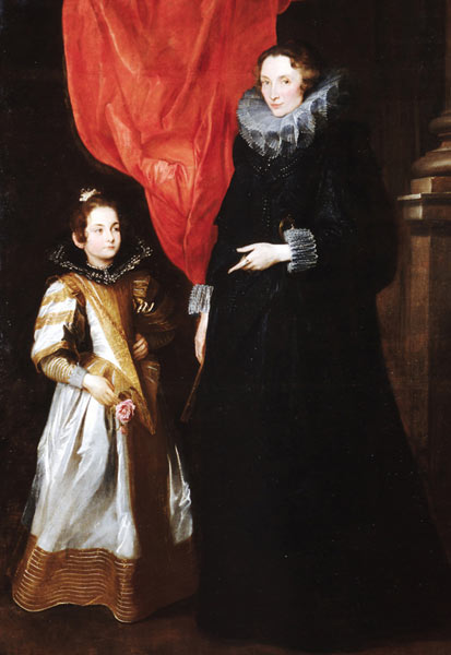 Geronima Brignole Sale con la figlia Raggia, Van Dyck