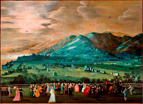 veduta di genova nel xvii