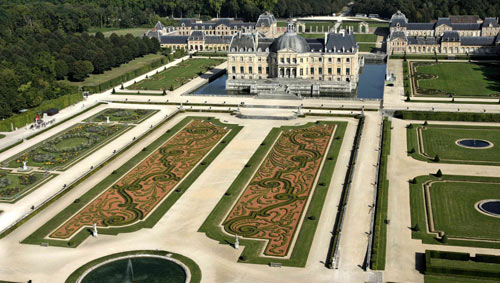 Vaux-Le-Vicomte giardino barocco francia vaux le vicomte