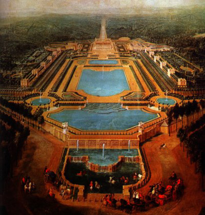 Pierre-Denis Martin, la reggia di Marly, 1724