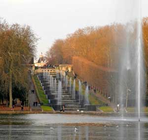 Il parco di Sceaux, la cascata