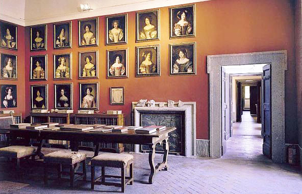 La sala delle belle di Palazzo Chigi ad Ariccia