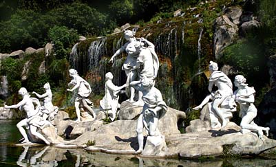 Parco della reggia di Caserta - Il Giudizio di Paride