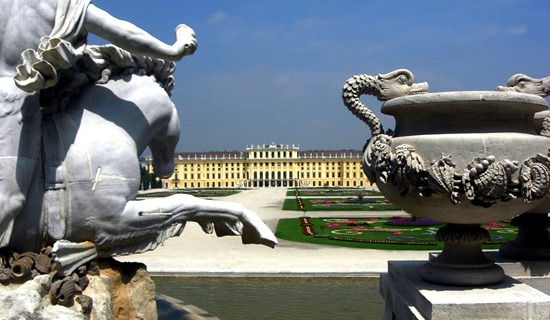 Schonbrunn, veduta del parco