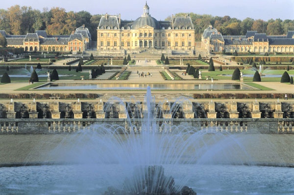 Vaux le Vicomte, veduta del parco