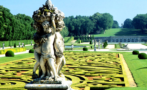 Vaux le Vicomte, particolare del parco