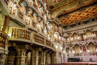 Il teatro scientifico Galli Bibiena a Mantova