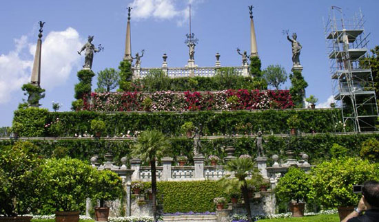 Isola Bella Borromeo, particolare del giardino Isola Bella Borromeo, particolare del giardino