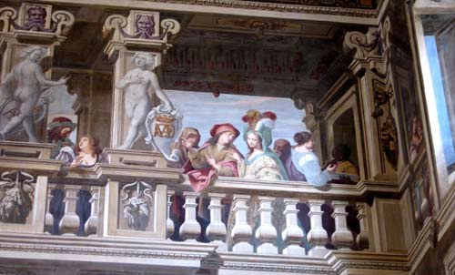 Palazzo Arese Borromeo, affreschi