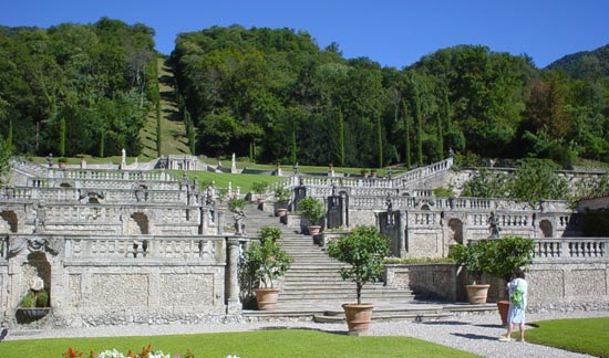Villa della Porta Bozzolo, giardino