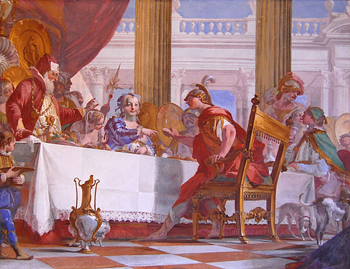 affresco in villa marcello