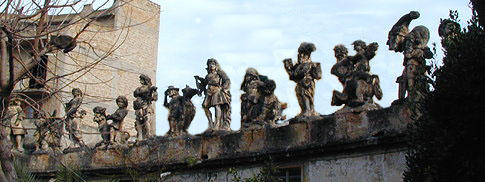 Villa Palagonia, particolare dei mostri