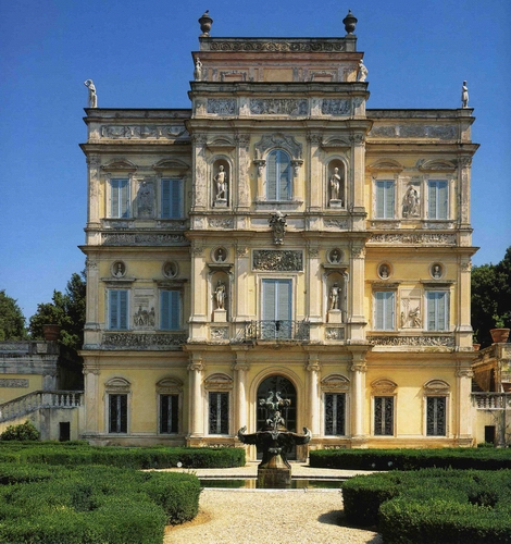 Villa Pamphilj, facciata 
