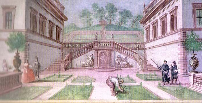 Villa Parravicini sala architetture